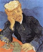 Vincent Van Gogh Portrait of Dector Gacher oil painting reproduction